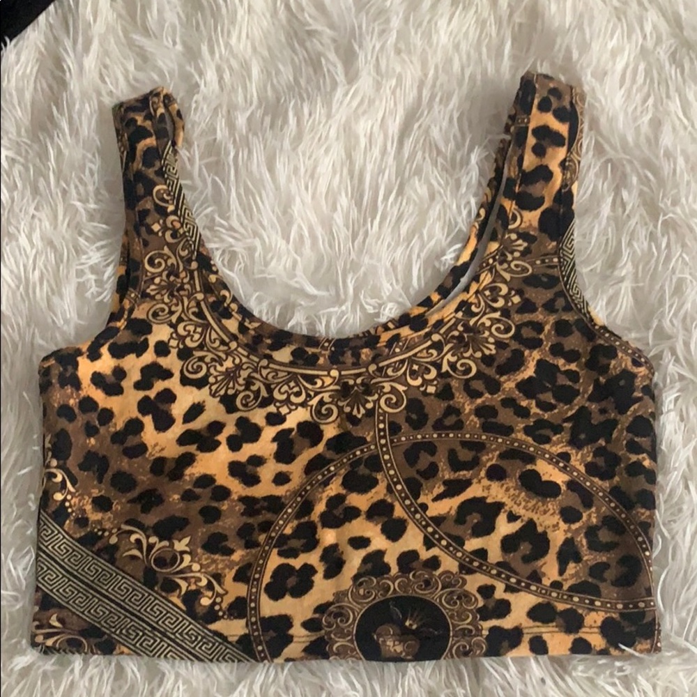 Animal Print crop top